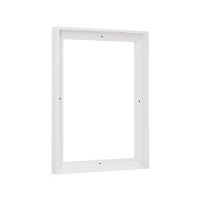 Pixy Canvas Floater Frame 9x18 for 3/4 (0.75) inch Deep Canvas Paintings/Canvas Prints/Wood Canvas Panels/Wall Art/Wall Decor/Home Decor/Artwork (White, 9 x 18 inch, Portrait)