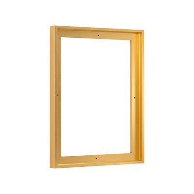 Pixy Canvas Floater Frame 26x28 for 3/4 (0.75) inch Deep Canvas Paintings/Canvas Prints/Wood Canvas Panels/Wall Art/Wall Decor/Home Decor/Artwork (Brass Gold, 26 x 28 inch, Portrait)