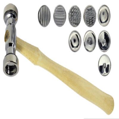 Texturing Hammer w/ 9 INTERCHANGEABLE Heads Design Texture Metal Work Tool Set