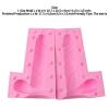 YOOJIA Funny Silicone Male Genital Mold Chocolate Candy Mold Ice Popsicle Maker Jelly Tray Candle Making Mold DIY Baking Tool Pink A One Size view 3