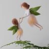 Green Wing Fairy Needle Felting Kit Mom 6INCH Kid 4INCH Friendly Instruction DIY Craft Kit for Beginners view 3