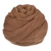 uxcell Needle Felting Wool, 3.5 Oz Nature Fibre Wool Yarn Roving for Wet Felting, Handcrafts, DIY Materials (Coffee) view 1