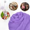 uxcell Needle Felting Wool, 8.5 Oz Nature Fibre Wool Yarn Roving for Wet Felting, Handcrafts, DIY Materials (Lavender) view 4