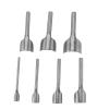 QANYEGN 7 Pcs Leather Tools Craft Half Round Cutter Punch, Leather Half Rod Cutter, Leather Craft Cutting Tool, Size Range from 10mm to 40mm, for Strap Belt, Wallet and Bag view 1