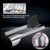 QANYEGN 7 Pcs Leather Tools Craft Half Round Cutter Punch, Leather Half Rod Cutter, Leather Craft Cutting Tool, Size Range from 10mm to 40mm, for Strap Belt, Wallet and Bag view 2
