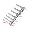 QANYEGN 7 Pcs Leather Tools Craft Half Round Cutter Punch, Leather Half Rod Cutter, Leather Craft Cutting Tool, Size Range from 10mm to 40mm, for Strap Belt, Wallet and Bag view 3