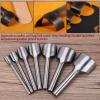 QANYEGN 7 Pcs Leather Tools Craft Half Round Cutter Punch, Leather Half Rod Cutter, Leather Craft Cutting Tool, Size Range from 10mm to 40mm, for Strap Belt, Wallet and Bag view 4