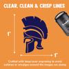 Ancient Greek Roman Spartan Helmet Self-Inking Rubber Stamp for Stamping Ink Stamper Crafting Planners - 1 Inch Medium - Purple Ink view 2