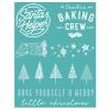 BAOFALI Christmas Theme Silkscreen Stencil,Reusable Self-Adhesive Silk Screen Printing, for Decor/Printing on Wood/Fabric/Wall/Cup/Plate/Glass/Paper, Home Christmas Decorations(8.5x11inch) view 1