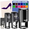 High Heel Pump Shoe Self-Inking Rubber Stamp for Stamping Ink Stamper Crafting Planners - 1 Inch Medium - Pink Ink view 1