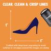 High Heel Pump Shoe Self-Inking Rubber Stamp for Stamping Ink Stamper Crafting Planners - 1 Inch Medium - Pink Ink view 2