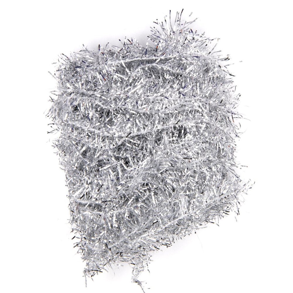 Semperfli Holographic Chenille 15mm Silver