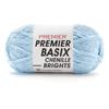 Premier Basix Chenille Brights Yarn, Plush Bulky Chenille Yarn for Crocheting & Hand Knitting, Soft Yarn for Cozy Projects, Chunky Yarn for Hand Knitting, Light Blue view 1