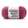 Premier Basix Chenille Brights Yarn, Plush Bulky Chenille Yarn for Crocheting & Hand Knitting, Soft Yarn for Cozy Projects, Chunky Yarn for Hand Knitting, Orchid view 1