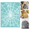 Halloween Theme Sentiments Patterns Silkscreen Stencil,Reusable Self-Adhesive Silk Screen Printing, for Decor/Printing on Wood/Fabric/Wall/Cup/Plate/Glass/Paper, Home Christmas Decorations(8.5x11inch) view 1