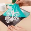 4Pcs/Set Silkscreen Stencil Natural Florals,Reusable Self-Adhesive Silk Screen Printing, for Decor/Printing on Wood/Fabric/Wall/Cup/Plate/Glass/Paper, Home Christmas Decorations Pattern(8x10inch) view 4