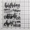 DzIxY Birthday Wishes Plastic Embossing Folders for Cards Making Supplies DIY Paper 3D Scrapbook Stencils Album Crafts Decoration Template view 2