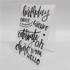 DzIxY Birthday Wishes Plastic Embossing Folders for Cards Making Supplies DIY Paper 3D Scrapbook Stencils Album Crafts Decoration Template view 4