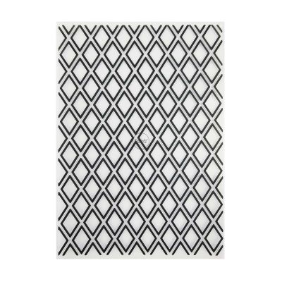 DzIxY Grid Background Plastic Embossing Folders for Cards Making Supplies DIY Paper 3D Scrapbook Stencils Album Crafts Decoration Template