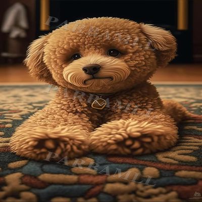 Cartoon Teddy Diamond Painting, 5D Crystal Gems Paste Craft Diamond Painting Kits, 16X20Inch Suitable for Beginner Adults Home Decor Cafe Decor and Holiday Gifts for Friends