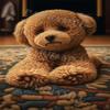 Cartoon Teddy Diamond Painting, 5D Crystal Gems Paste Craft Diamond Painting Kits, 16X20Inch Suitable for Beginner Adults Home Decor Cafe Decor and Holiday Gifts for Friends view 1