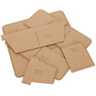 Acrylic Wallet Template Leath Templates Craft Leather Goods Long Patterns Tools Purse Transparent Leather Products Leathercraft
