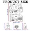 MAYJOYDIY Potion Bottle Metal Stencil Journaling Metal Stencils Mushroom Rose Vintage Key Diamond Stainless Steel Template Planner Stencil 5.57.5inch for DIY Engraving Painting Scrapbooking view 2