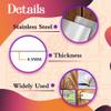 MAYJOYDIY Potion Bottle Metal Stencil Journaling Metal Stencils Mushroom Rose Vintage Key Diamond Stainless Steel Template Planner Stencil 5.57.5inch for DIY Engraving Painting Scrapbooking view 3