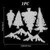 CRASPIRE Christmas Tree Metal Die Cuts Mountain Forest Cut Stencils Pine Tree Plant Merry Christmas Cutting Dies for Holiday DIY Scrapbook Embossing Album Photo Paper Card Craft Festival Decor view 2