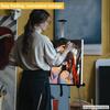 RRFTOK Art Painting Display Artist Easel Stand,Aluminum Metal Tripod Adjustable Easel for Painting Canvases Height from 17 to 66 Inch,Carry Bag for Table-Top/Floor Drawing and Displaying(3pack). view 3