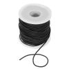 uxcell 1.5mm Elastic String Cord Elastic Thread Beading String Cord for Jewelry Making Necklace Bracelet Beading, 54 Yards Black view 1