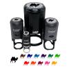 Camel Dromedary Silhouette Self-Inking Rubber Stamp Ink Stamper for Stamping Crafting Planners - 1 Inch Medium - Fuchsia Ink view 1
