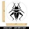 Cricket Insect Bug Self-Inking Rubber Stamp Ink Stamper for Stamping Crafting Planners - 1 Inch Medium - Green Ink view 2