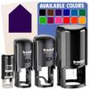 Simple House Solid Self-Inking Rubber Stamp Ink Stamper for Stamping Crafting Planners - 1 Inch Medium - Purple Ink view 1