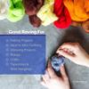Revolution Fibers Merino Wool Combed Top | 1 lb Premium Wool Roving | 22 Micron, Best Merino Wool for Spinning, Tapestry, Needle Felting, Big Yarn Roving and Wall Hangings (Ash Gray) view 3