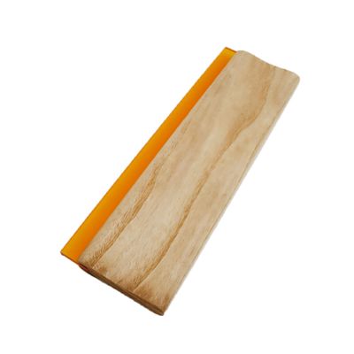 TECHTONGDA Silk Screen Printing Squeegee Rubber Wood Water Scraper for Ink Silk Screen Printing 65 Durometer 39inch