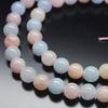 13 inch Strand of gem Multi Aquamarine Round Smooth Multi Color Beads for DIY Jewelry Making. Multi Aquamarine Beads Strand Chik_Strand-61762 view 2
