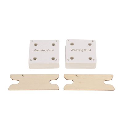 QANYEGN Tablet Weaving Cards, Convenient and Paper Loom Card, Smooth and Safe Weaving Tool for Craft Weaving Lovers
