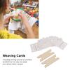 QANYEGN Tablet Weaving Cards, Convenient and Paper Loom Card, Smooth and Safe Weaving Tool for Craft Weaving Lovers view 3
