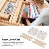 QANYEGN Tablet Weaving Cards, Convenient and Paper Loom Card, Smooth and Safe Weaving Tool for Craft Weaving Lovers view 4