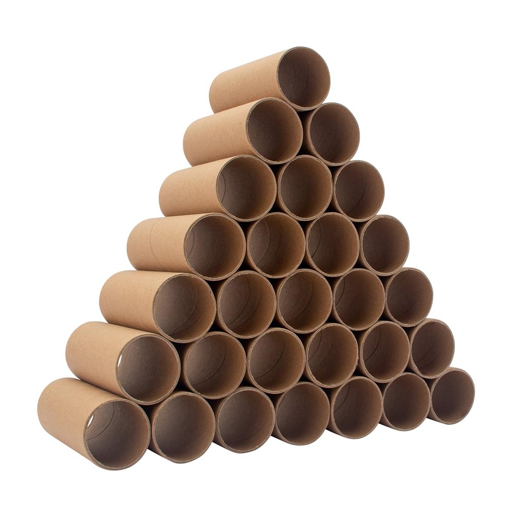 CFKJ 216 Pack Craft Rolls, Round Cardboard Tubes for Crafts, Paper Rolls for Classroom, for DIY Art- 1.57"x3.9", 1.65"x3.9", 1.51"x3.9", 1.42"x3.9", 54 units of each size