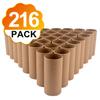 CFKJ 216 Pack Craft Rolls, Round Cardboard Tubes for Crafts, Paper Rolls for Classroom, for DIY Art- 1.57"x3.9", 1.65"x3.9", 1.51"x3.9", 1.42"x3.9", 54 units of each size view 2