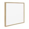 Kate and Laurel Sylvie Blank Framed Wall Art, 22x22 Natural, Paint-Your-Own view 1