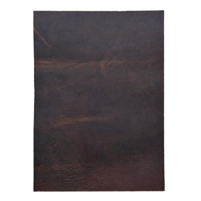 HAPPER STUDIO Cowhide Leather 2mm Thickness Pull-Up Crazy Horse Leather Genuine Leather Sheets for Crafts. (1, Brown, A4 (210x297mm))