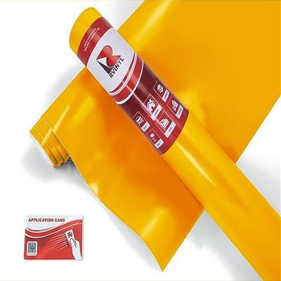 ORACAL 8800 Signal Yellow 019 Translucent Cast Film 2ft x 10yd Vinyl Film Sheet Roll - for Cricut, Silhouette Cameo, Craft and Sign Cutters
