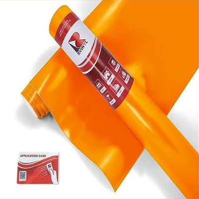 ORACAL 8800 Blood Orange 380 Translucent Cast Film 2ft x 5ft Vinyl Film Sheet Roll - for Cricut, Silhouette Cameo, Craft and Sign Cutters