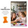 ibasenice 100pcs Chenille Stems Craft Supplies Bendable Twisted Sticks for Projects Wires for Creative Boys and Girls Activities and Classroom Fun view 4