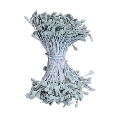 ECYC 1700 Pcs 5mm Artificial Flower Stamen, Mini Pearl Flower Stamen Pistil Pearl Floral Stamen for DIY Crafats Wedding Party Decoration,Gray