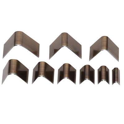 Leather Cutting Punch, V Shape Semicircle Shallow Semicircle Round Punch DIY Tool Tail Cut Puncher Round Belt Perforated Accessory(9 x A29 V Type)