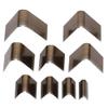 Leather Cutting Punch, V Shape Semicircle Shallow Semicircle Round Punch DIY Tool Tail Cut Puncher Round Belt Perforated Accessory(9 x A29 V Type) view 2
